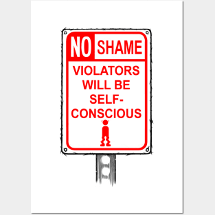 No Shame Posters and Art